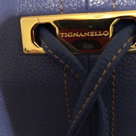 Special Buy!   Blue Bag! Gold Accents! - Picture 2 of 9
